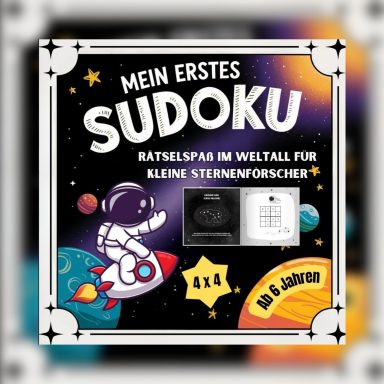 Mein erstes Sudoku – Rätselspaß im Weltall für Kinder ab 6 Jahren